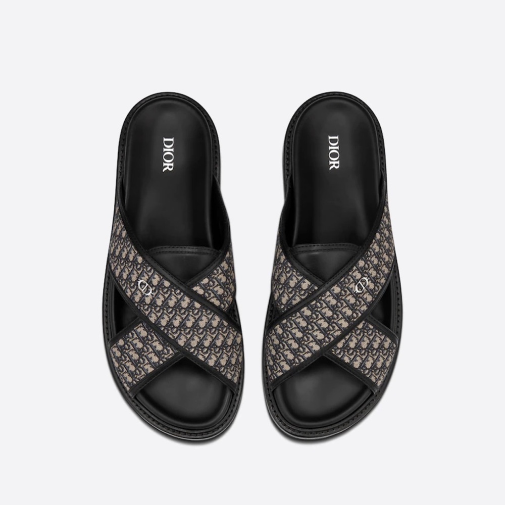 Dior Aqua oblique jacquard sandals